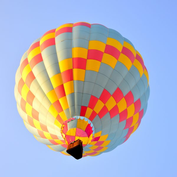 Colorful hot air balloon