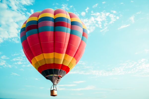 Picture of colorful hot air balloon